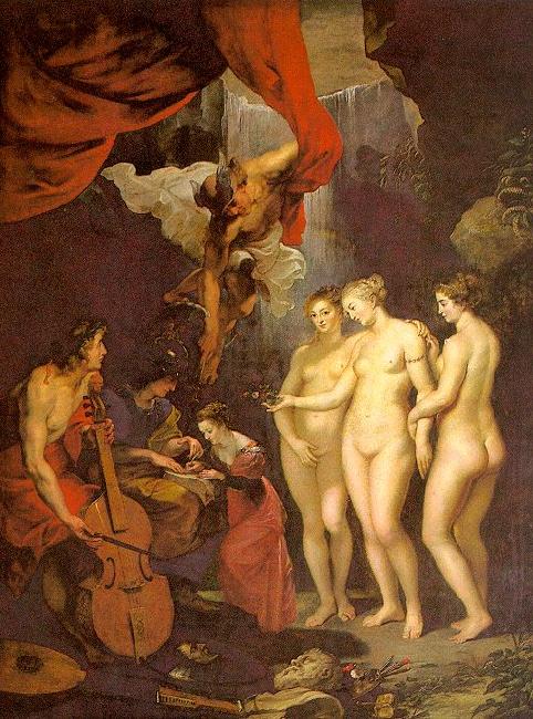 Peter Paul Rubens The Education of Marie de Medici Sweden oil painting art